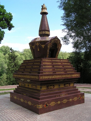 Stupa of enlightenment in Kiev