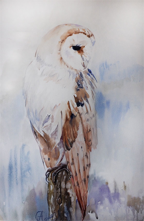 Winter owl