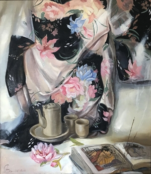 Still life with kimono